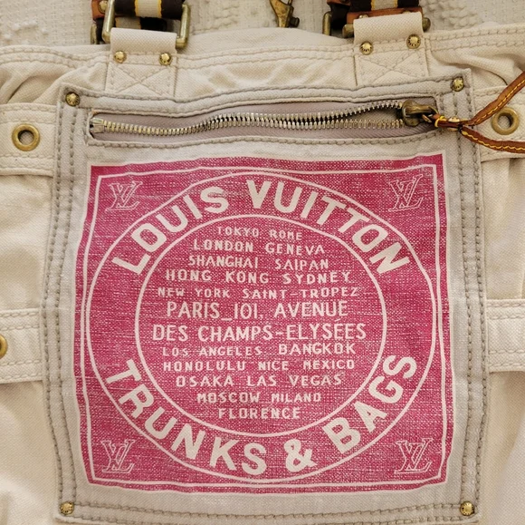 Louis Vuitton Vintage Denim Bag - Picture 1 of 16
